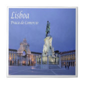 zPT016 LISBON Commerce Square,ポルトガル, タイル (正面)