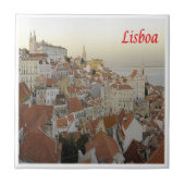 zPT017 LISBONパノラマ，ポルトガル，ヨーロッパ， タイル (正面)