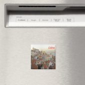 zPT017 LISBON panorama，ポルトガル，ヨーロッパ，冷蔵庫 マグネット (インサイチュ (食洗機))