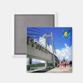 zPW007 KOROR,友好橋,パラオ,冷蔵庫 マグネット (正面/裏面)
