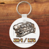 ZR1 LT5コルベット・エンジン キーホルダー (正面)