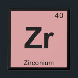 Zr - Zirconium Chemistry Periodic Table Symbol マグネット<br><div class="desc">Zr is for Zirconium 

 Support the science of chemistry while making others laugh with this line of products that take the chemical symbol from the periodic table that you're used to and give them another meaning altogether.</div>