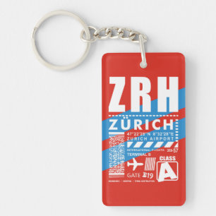 ZRHチューリッヒエアポート キーホルダー