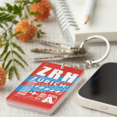 ZRHチューリッヒエアポート キーホルダー (正面右)