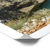 Zrmanja Canyon,ダルマティア,クロアチア ポスター (角)