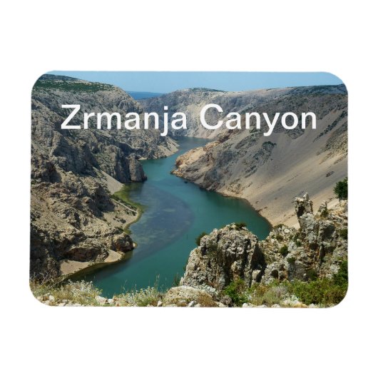 Zrmanja Canyon,ダルマティア,クロアチア マグネット (横)