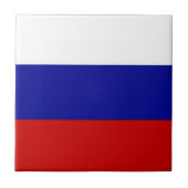 zRU001なびくロロシアのシア国旗、冷蔵庫 タイル (正面)
