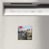 zRU019モスクワ赤方旗URSS，ロシア，冷蔵庫 マグネット (インサイチュ (食洗機))