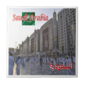 zSA004 SAUDI ARABIA，ナバウィモスク周辺ホテル， タイル (正面)