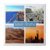 zSA010サウジアラビア、アジア、 タイル (正面)