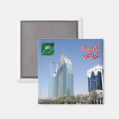 zSA018 RIYADH Al Anoud Tower,サウジアラビア,冷蔵庫 マグネット (正面/裏面)