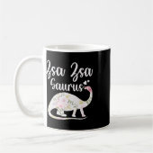 Zsa Zsa Saurus Grandma Mother's Day Thanksgiving C コーヒーマグカップ (左)