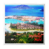 zSC008 MAHE'，セーシェル，アフリカ， タイル (正面)