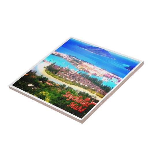 zSC008 MAHE'，セーシェル，アフリカ， タイル (側面)