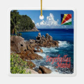 zSC011 MAHE',セーシェル,アフリカ, セラミックオーナメント (裏面)