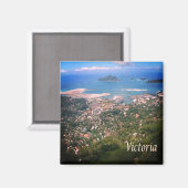 zSC020 VICTORIA、セーシェル、アフリカ、冷蔵庫 マグネット (正面/裏面)