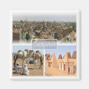 zSD008 KHARTOUM,モザイク,スーダン,アフリカ,冷蔵庫 マグネット