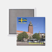 zSE006 VASTEROS、スウェーデン、ヨーロッパ、冷蔵庫 マグネット (正面/裏面)