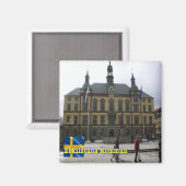 zSE017 ESKILSTUNA KOMMUN，スウェーデン，ヨーロッパ，冷蔵庫 マグネット (正面/裏面)