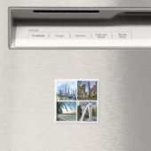 zSG005 SINGAPORE by DAY LION CITY，アジア，冷蔵庫 マグネット (インサイチュ (食洗機))