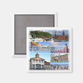 zSI003 LJUBLJANA、スロベニア、ヨーロッパ、冷蔵庫 マグネット (正面/裏面)