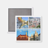 zSI004 LJUBLJANA、スロベニア、ヨーロッパ、冷蔵庫 マグネット (正面/裏面)