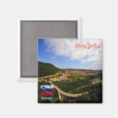 zSI008 NOVA GORICA、スロベニア、ヨーロッパ、冷蔵庫 マグネット (正面/裏面)