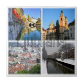 zSI016 LJUBLJANA、スロベニア、ヨーロッパ、 タイル (正面)