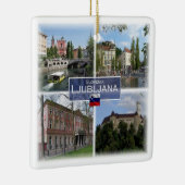 zSI017 LJUBLJANA、スロベニア、ヨーロッパ、 セラミックオーナメント (右)