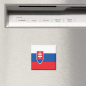 zSK001スロバキア国旗のスロバキア、冷蔵庫 マグネット (インサイチュ (食洗機))