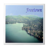 zSL004 FREETOWN, Panorama, Sierra Leone, タイル (正面)