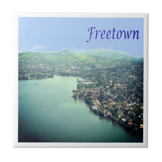zSL004 FREETOWN, Panorama, Sierra Leone, タイル (正面)