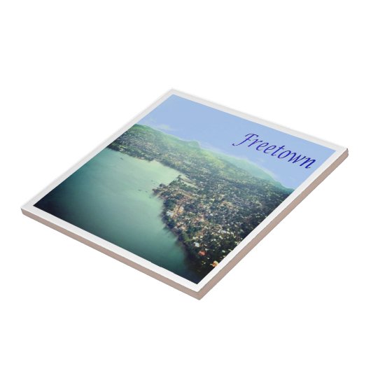 zSL004 FREETOWN, Panorama, Sierra Leone, タイル (側面)