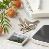 zSM007 MONTE TITANOパノラマ、サンマリノ、 キーホルダー (側面)