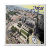 zSN007 DAKAR，セネガル，アフリカ， タイル (正面)