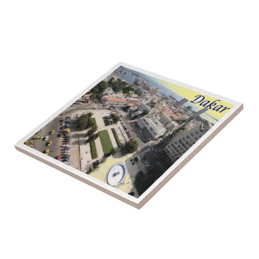 zSN007 DAKAR，セネガル，アフリカ， タイル (側面)