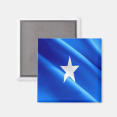 zSO002ソマリア、なびく国旗、アフリカ、冷蔵庫 マグネット (正面/裏面)