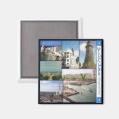 zSO006 MOGADISHU、ソマリア、アフリカ、冷蔵庫 マグネット (正面/裏面)