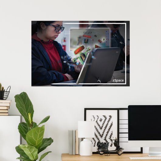 zSpaceポスター – Franklin's Lab ポスター (ホームオフィス)