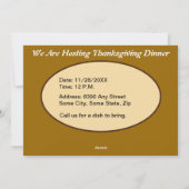 ZSSGカボチャの幸せな感謝祭の子猫 シーズンカード (裏面)