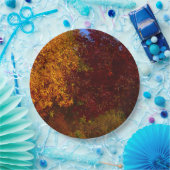 ZSSPG，黄と紫の紅葉 ペーパープレート (パーティー)