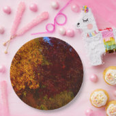 ZSSPG，黄と紫の紅葉 ペーパープレート (パーティー)