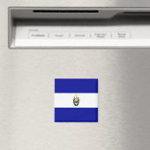 zSV001エルサルバドル、国旗、アメリカ、冷蔵庫 マグネット (インサイチュ (食洗機))