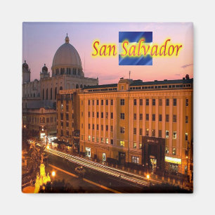 zSV006 SAN SALVADOR、歴史センター、冷蔵庫 マグネット
