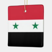 zSY001 シリアの国旗 シリア セラミックオーナメント (左)