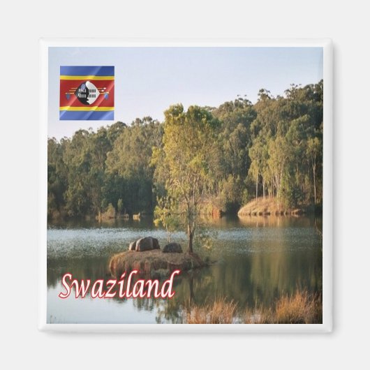 zSZ007 SWAZILAND, Mlilwane Reserve,アフリカ,冷蔵庫 マグネット (正面)