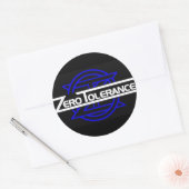 ZTブルーステッカー ラウンドシール (封筒)