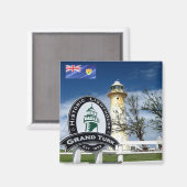 ZTC004タークスとカイコス、グランドターク島、冷蔵庫 マグネット (正面/裏面)