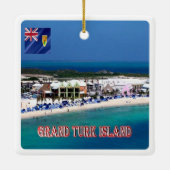 zTC005 GRAND TURK ISLAND, Turks and Caicos, セラミックオーナメント (裏面)