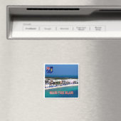 zTC005 GRAND TURK ISLAND, Turks and Caicos,冷蔵庫 マグネット (インサイチュ (食洗機))